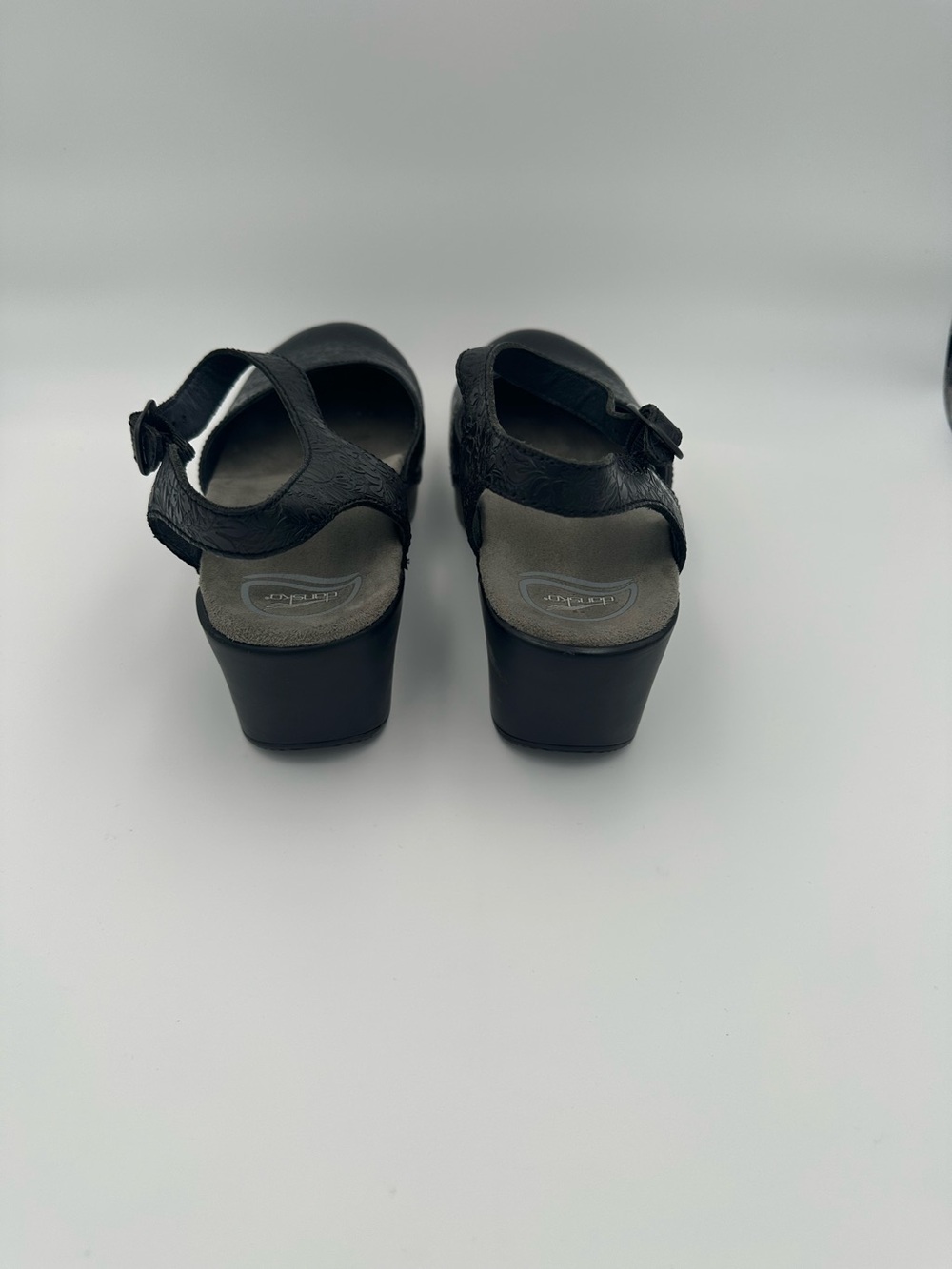 Dansko Sam Embossed Black Floral Mary Jane Women’s Shoes Size EU 42 (US 11-11.5) - Picture 7 of 9